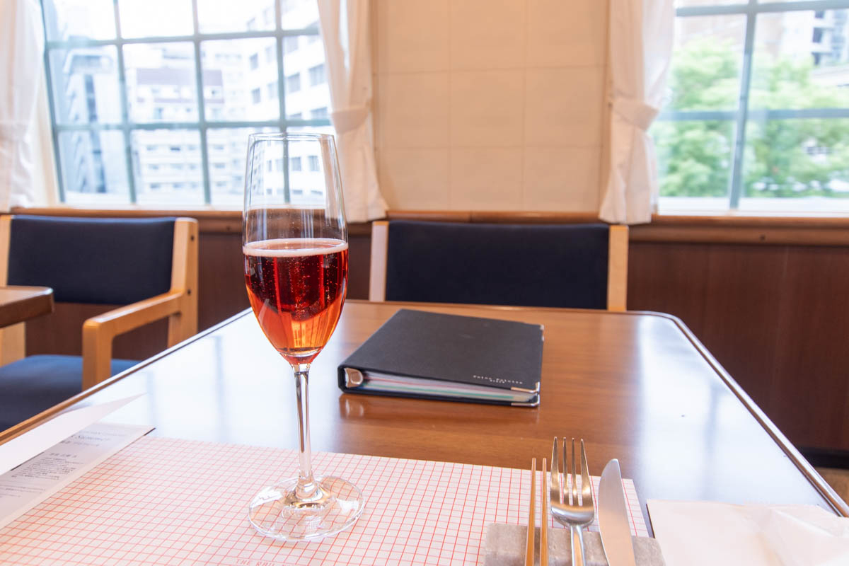 The rail kitchen chikugoのウェルカムドリンク