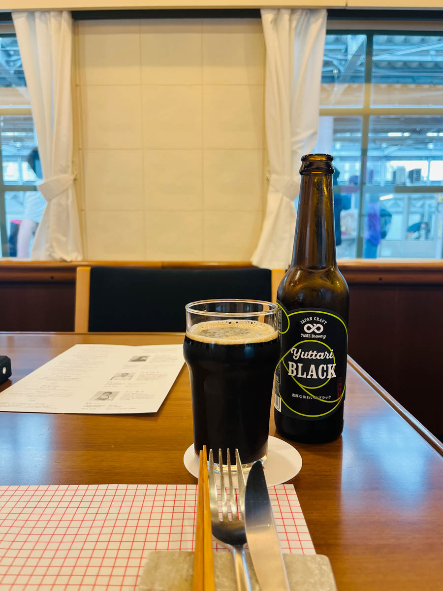 The rail kitchen chikugoでいただく地ビール