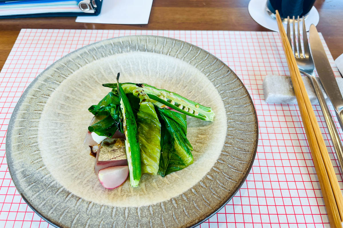 The rail kitchen chikugoの魚料理と焼き野菜