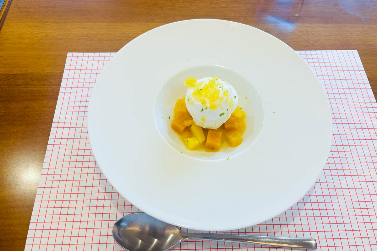 The rail kitchen chikugoのデザート